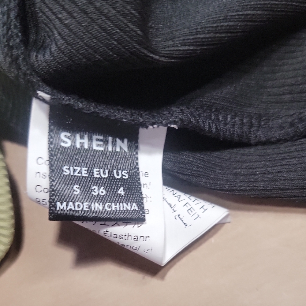 Shein Size S (4) Unity Color Block Ribbed Knit Tank Top, Short/Cropped.  2 For 1 - Picture 12 of 15